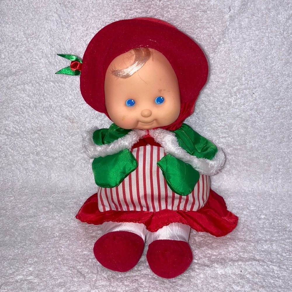 Fisher Price Puffalump Kids Christmas Holiday Plush Girl Doll Vintage 1992 Toy